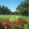 View of the 3rd green from Flatirons Golf Course